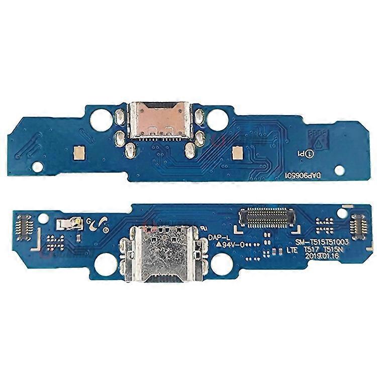متوافق مع Samsung Galaxy Tab A 10.1 (2019) SM-T510 (Wi-Fi) / SM-T515 (LTE) موصل قفص الاتهام منفذ شحن استبدال الكابلات المرنة