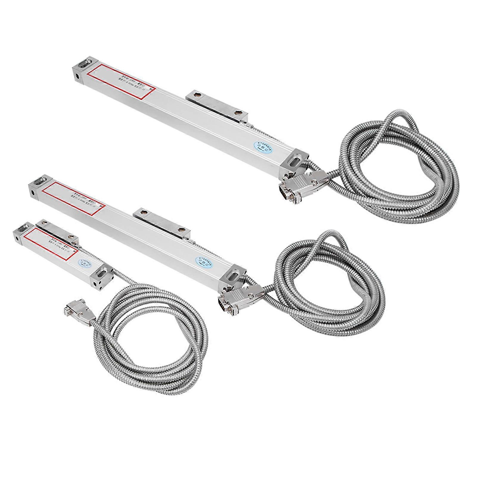 3PCS 2AE/3AE Axis Readout DRO Aluminum Alloy Linear Scale Hand Operated Tools for Machine0-50mm / 0-150mm / 0-300mm