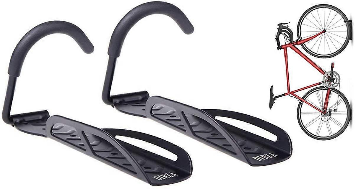 Bicycle Shelf Garage Wall Assembly Vertical Bike Hanger Hooks Storage System for Indoor Use