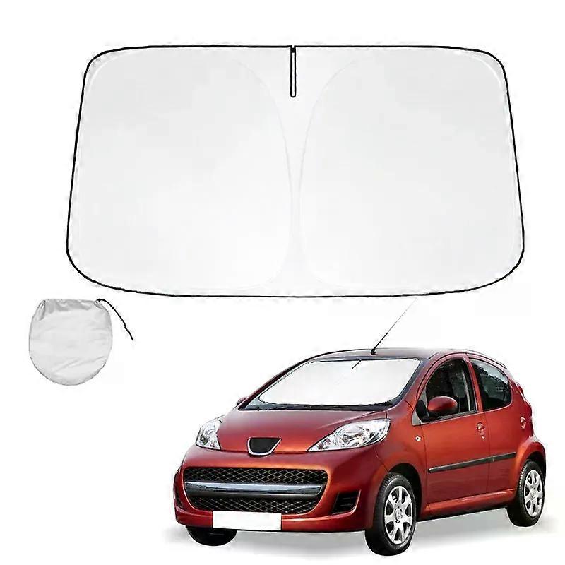 שמשה קדמית לרכב שמש צל עבור פיג'ו 107 שמשיה קיץ מגן מגן בלוקים מתקפלים UV קרני הגנה אביזרים