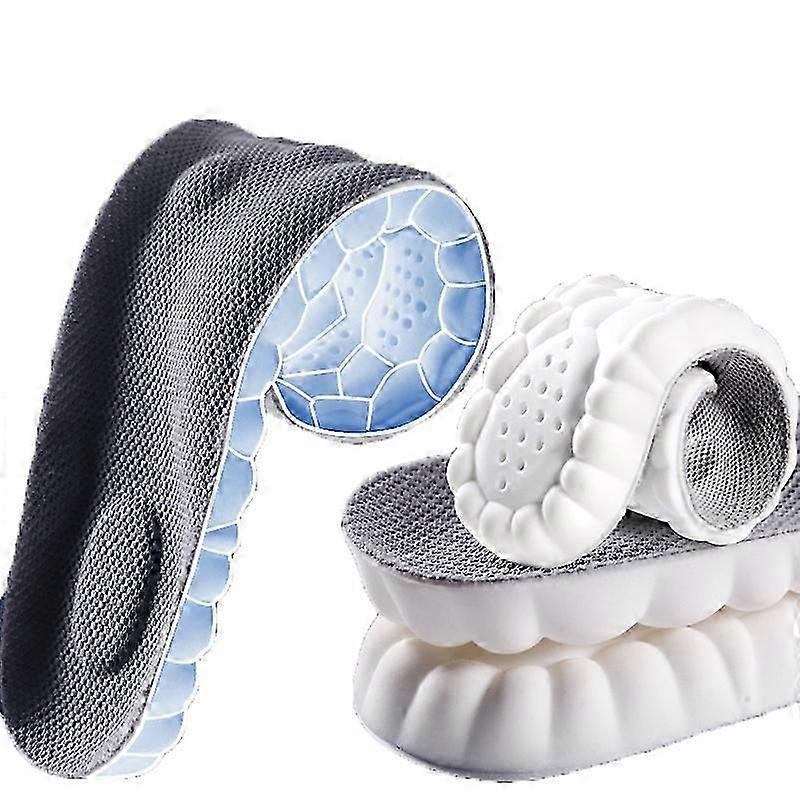 4D Ortopedik Ayakkabı Tabanlık Moda Süper Yumuşak Koşu Spor Ayak Sepetleri için Taban Ayakkabı Tabanı Kemer Desteği Ortopedik Ekler Unisex-2025-ss