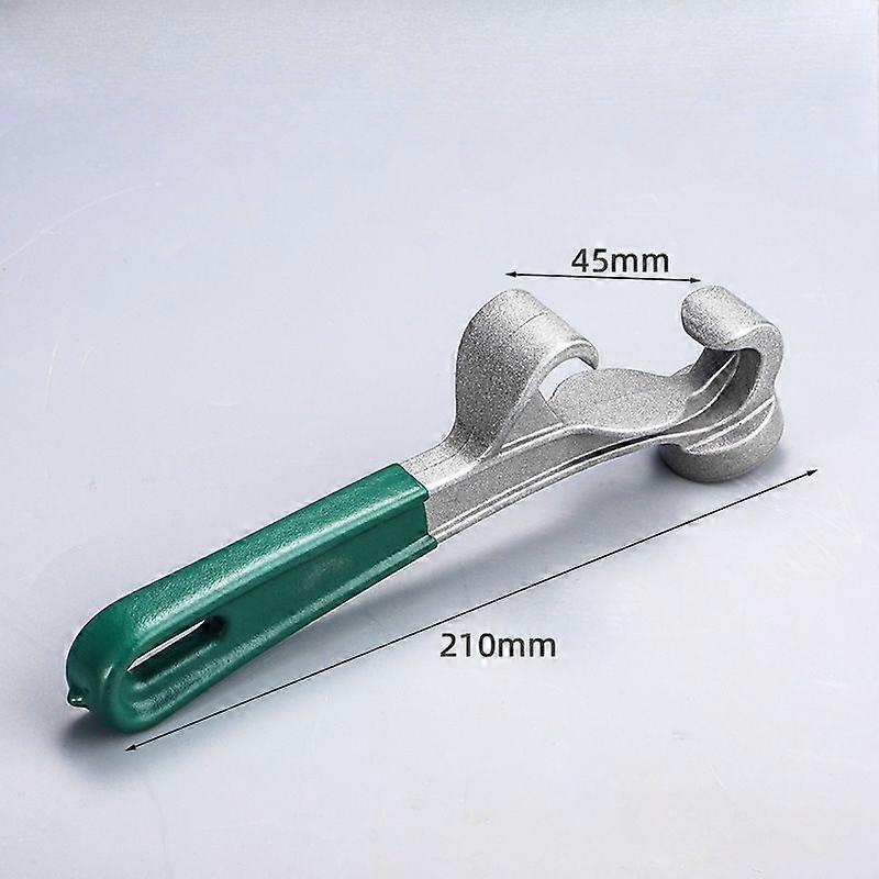 Bucket Opener Tool Aluminum Paint Bucket Lid Remover Wrench, 8.3 Inch Metal Can Opener with Non-Slip Rubber Handle Grip, Durable Pail Opener for Home