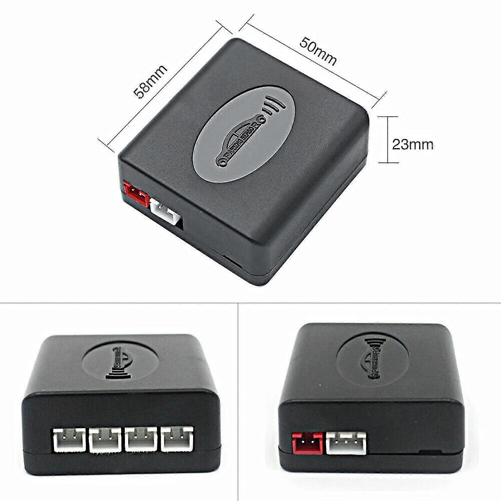 4 Parking Sensors Car Backup Reverse Rearview Radar Sound Buzzer Alert Alarm Kit