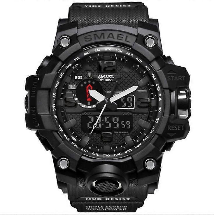 Reloj de doble pantalla impermeable multifuncional de moda