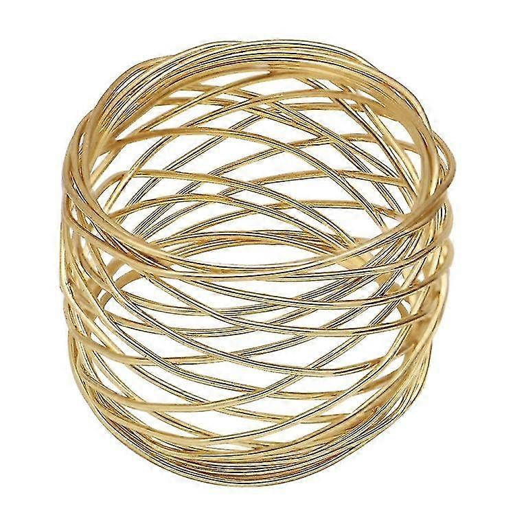 6pcs Ronds de serviette Ronds de serviette Parure pour les paramètres de lieu, Réceptions de mariage