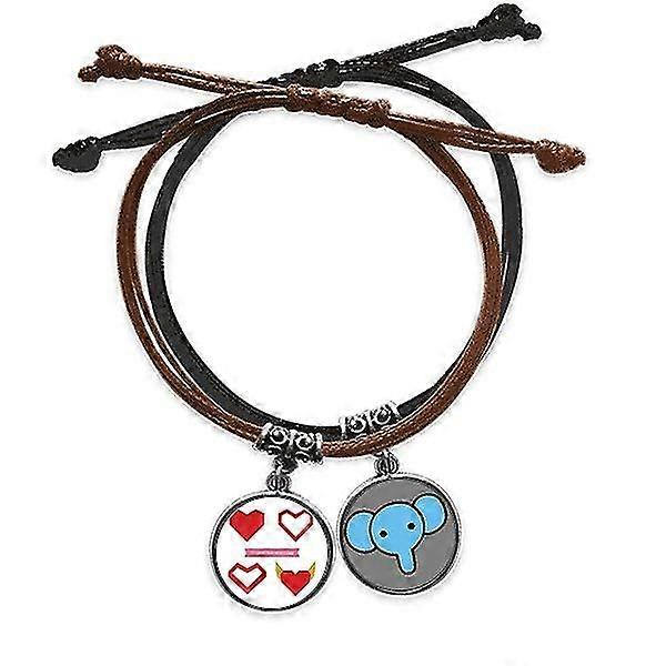 Pulseira de origa do coração vermelho
