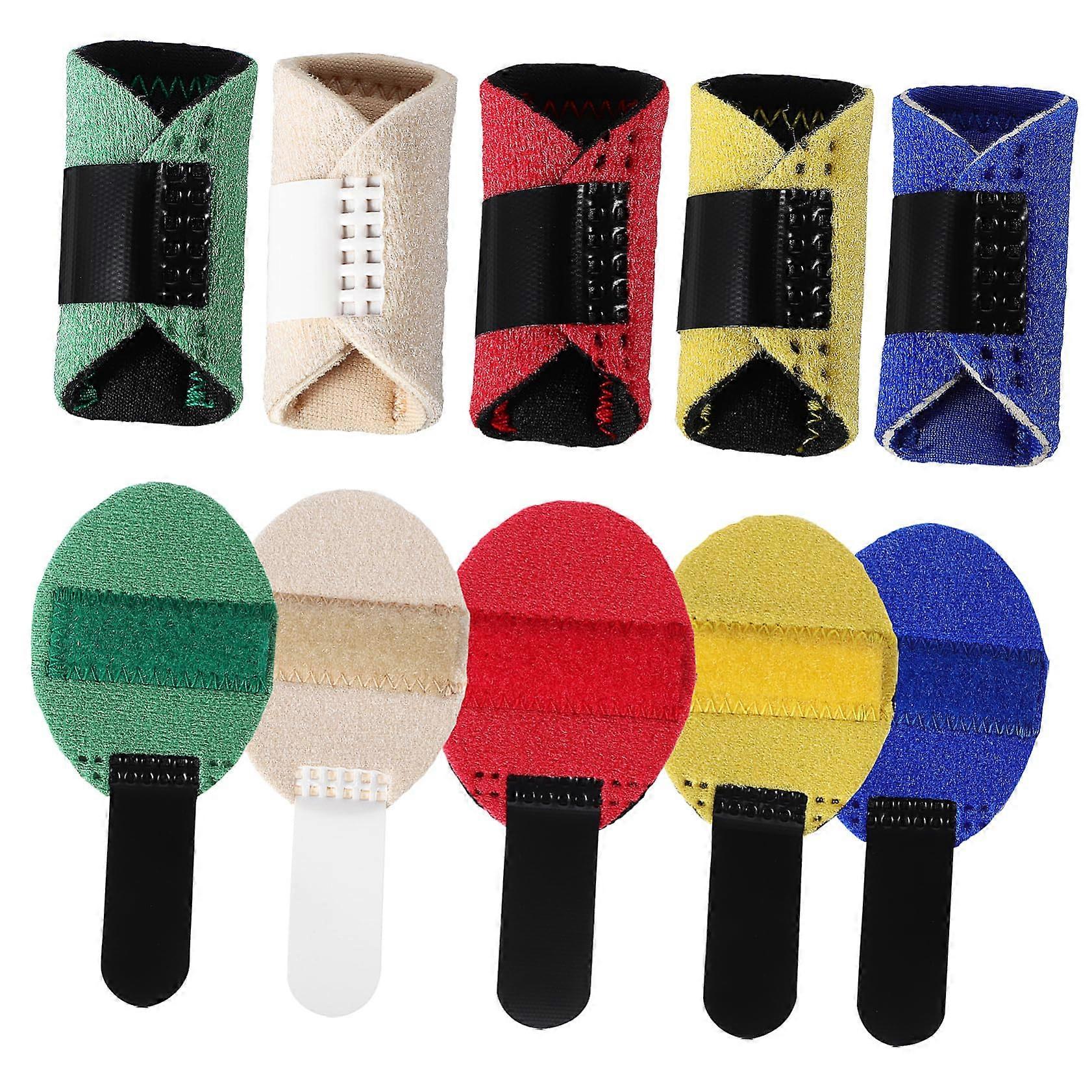 Finger Splint Semi-Rigid Brace 10 PCS - Composite Cloth Finger Support For Crooked Or Fractured Fingers