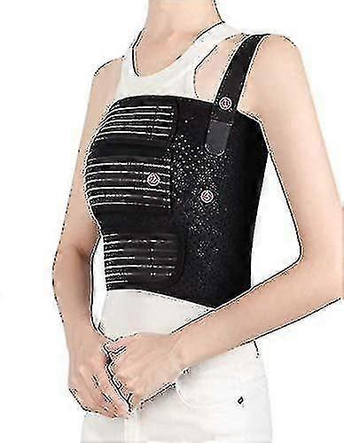 حزام الضلع المكسور ، دعامة الصدر دعامة دعم الضلع المرنة للرجال والنساء ، الصدر الموثق لتقليل آلام القفص الصدري (l 33 "إلى 43")
