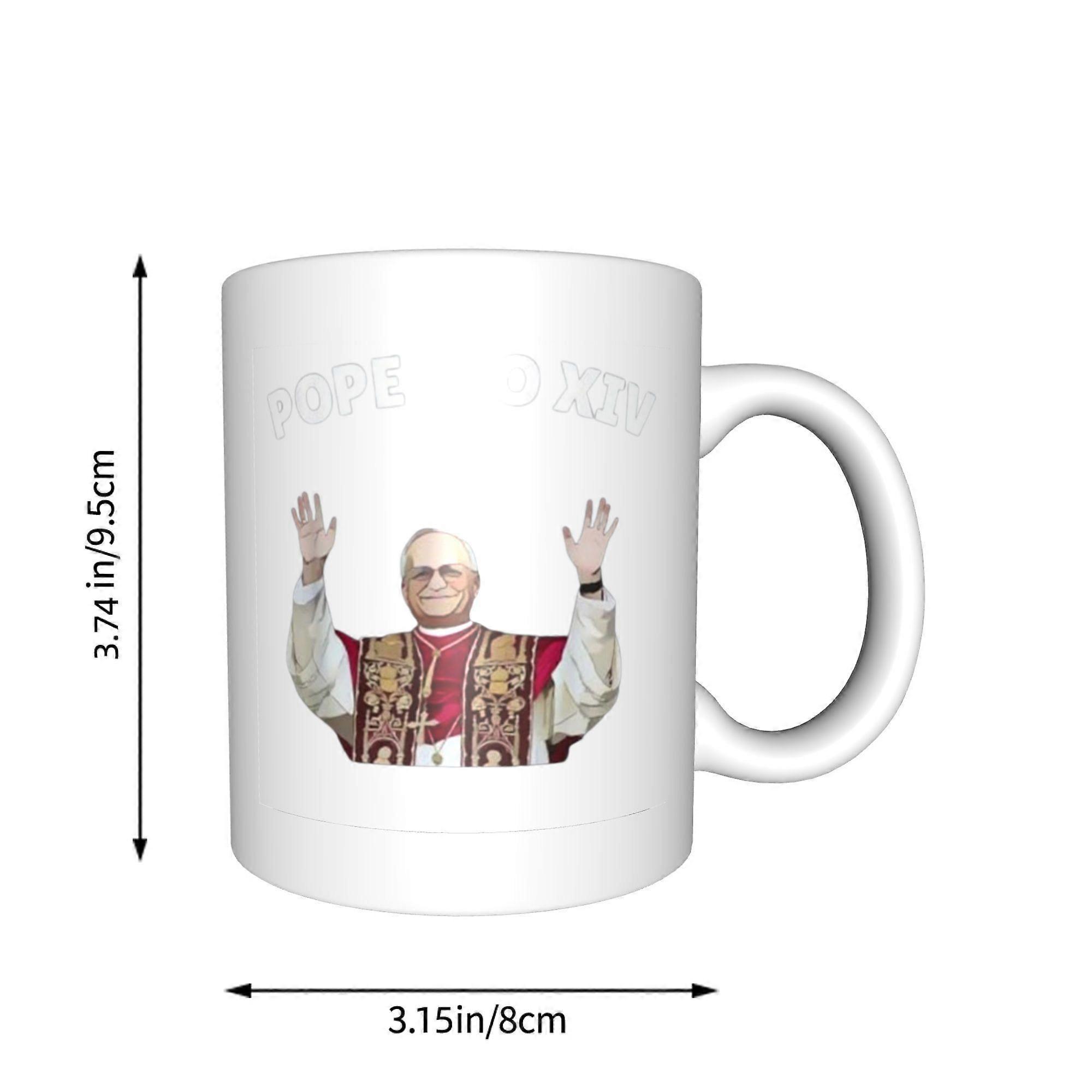 Catholic Coffee Mug  Pope Leo XIV Memorial Ceramic Cup Gift