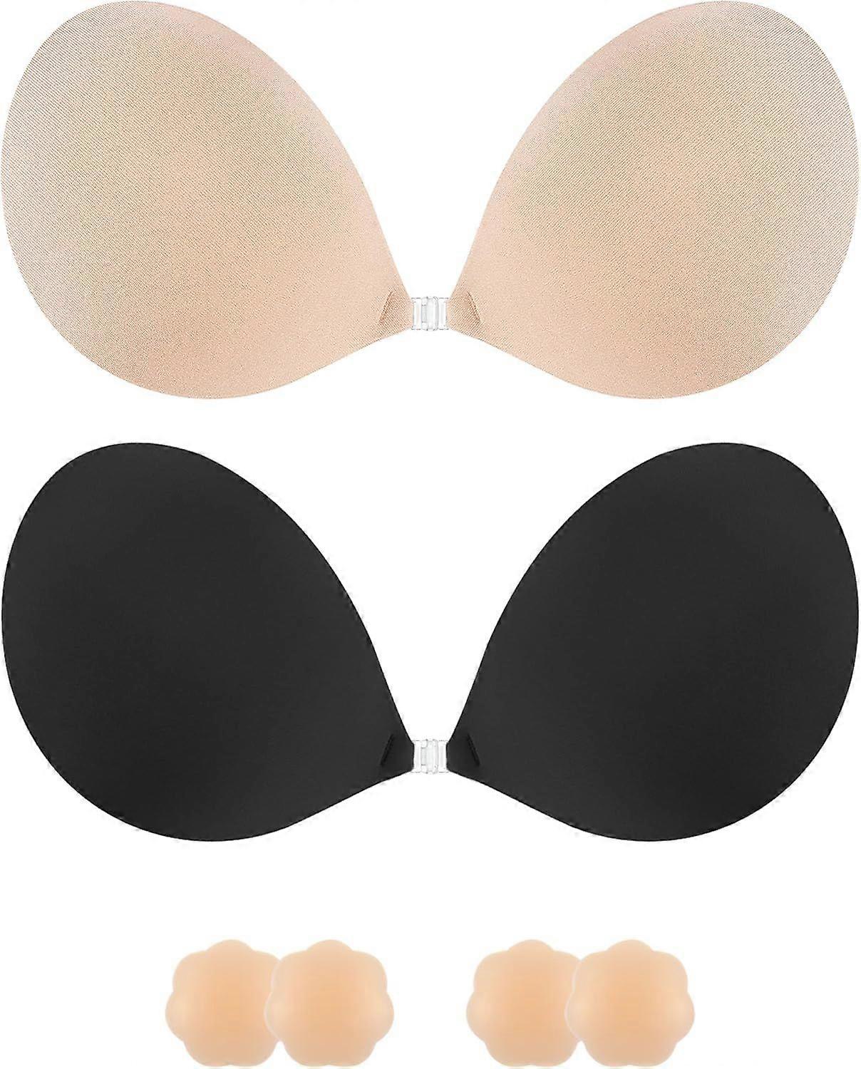 2025 Latest Model Sticky Bra Women's Strapless Backless Invisible Push up