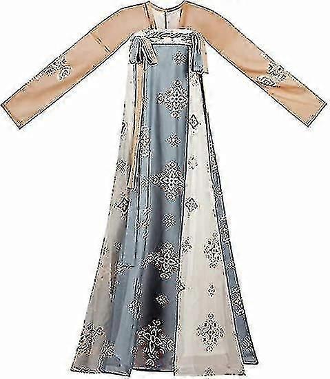 Women's Floral Printed Hanfu Costume