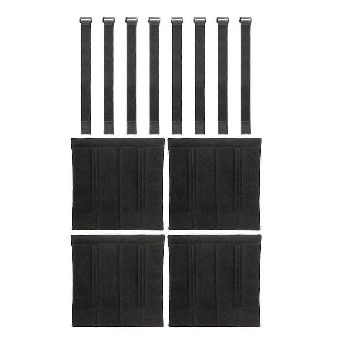 4 Pcs Bunk Bed Ladder Pads,with 8 Adjustable Hook & Loop Straps