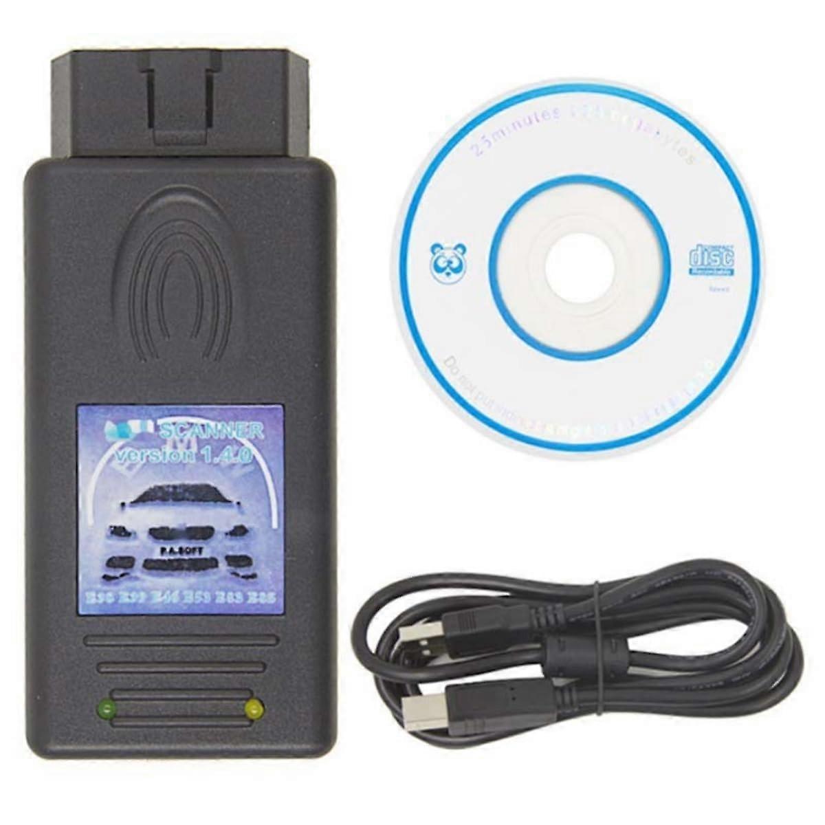 Auto Car Fault Diagnosis Device Scanner for V1.4.0 BMWE38,E39,E46,E53,E83,E85,X3,X5 SUV and Z4 Roadster