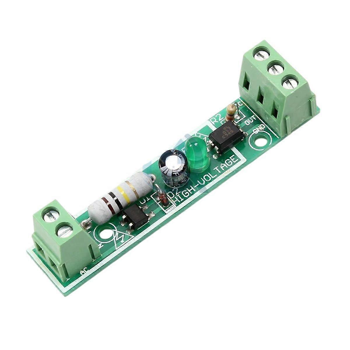 1 Channel AC Voltage Detector Board 220V Optocoupler Isolation Module TTL 3-5V for Microcontroller PLC 24V Testing