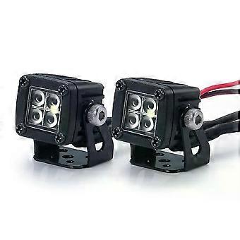Modified Headlights Spotlights Car Top Lights Bumper Lights for AXIAL SCX10 JEEP TRAXXAS TRX4 TRX6 1/10 RC Crawler Car A