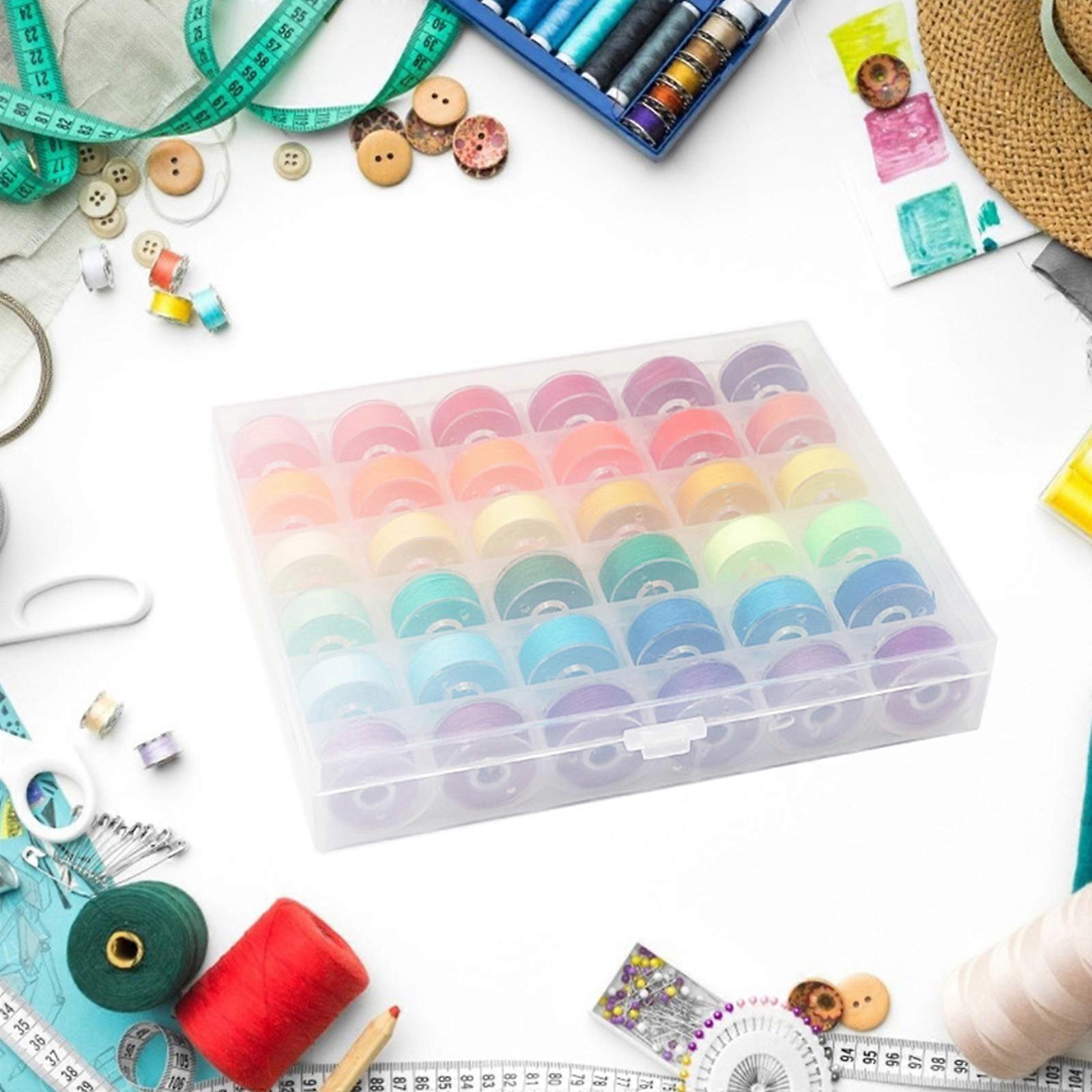 36 Colors Prewound Bobbin Thread Set - Polyester Sewing Thread For Embroidery Machines, Compatible With Major Brands - View #11