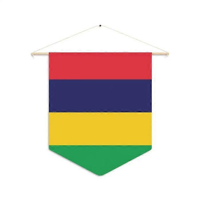 Flag - Mauritius - 30 x 45 cm - Polyester - Double-sided print - Accessories included