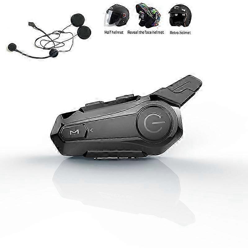 Bt5.0 Motorcycle Headset Outdoor Riding Helmet Headset With Dsp+cvc Noise Reduction Function