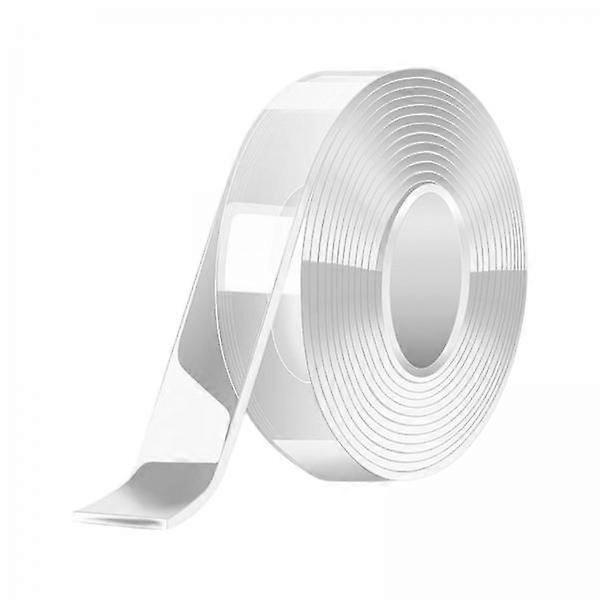 5xDouble Sided Width 3cm Clear Nano Tapes for Blowing Bubble Pinch Toy Making