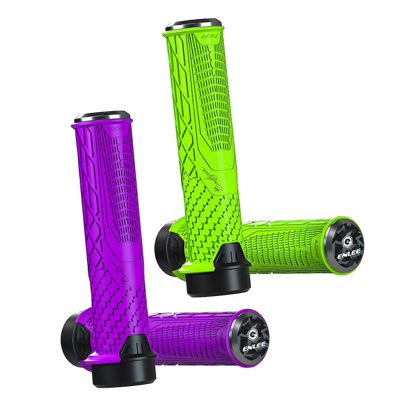 2 Handlebar Grips Non Slip Mountain Bike Grips MTB Foldable