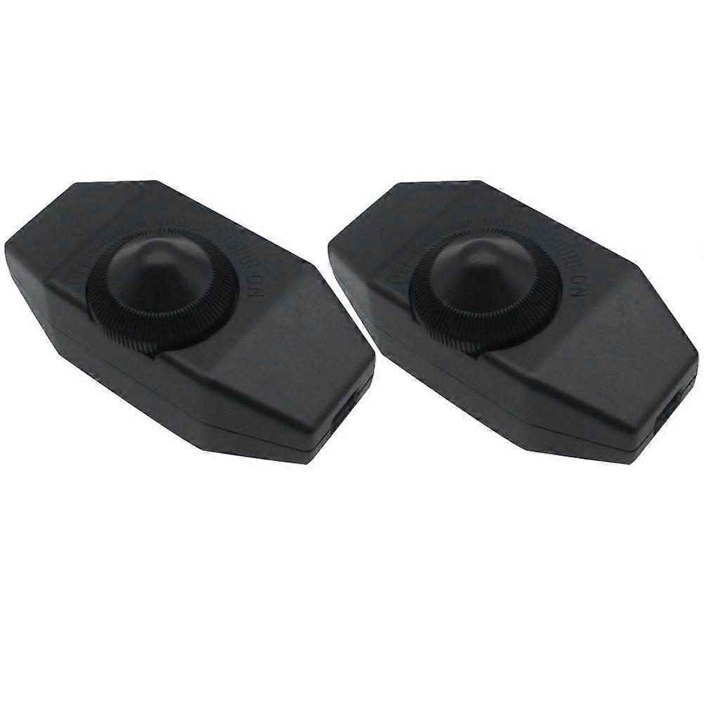 2pcs Dimmer Switch For Led Light Multipurpose Temperature Voltage Rotary Knob