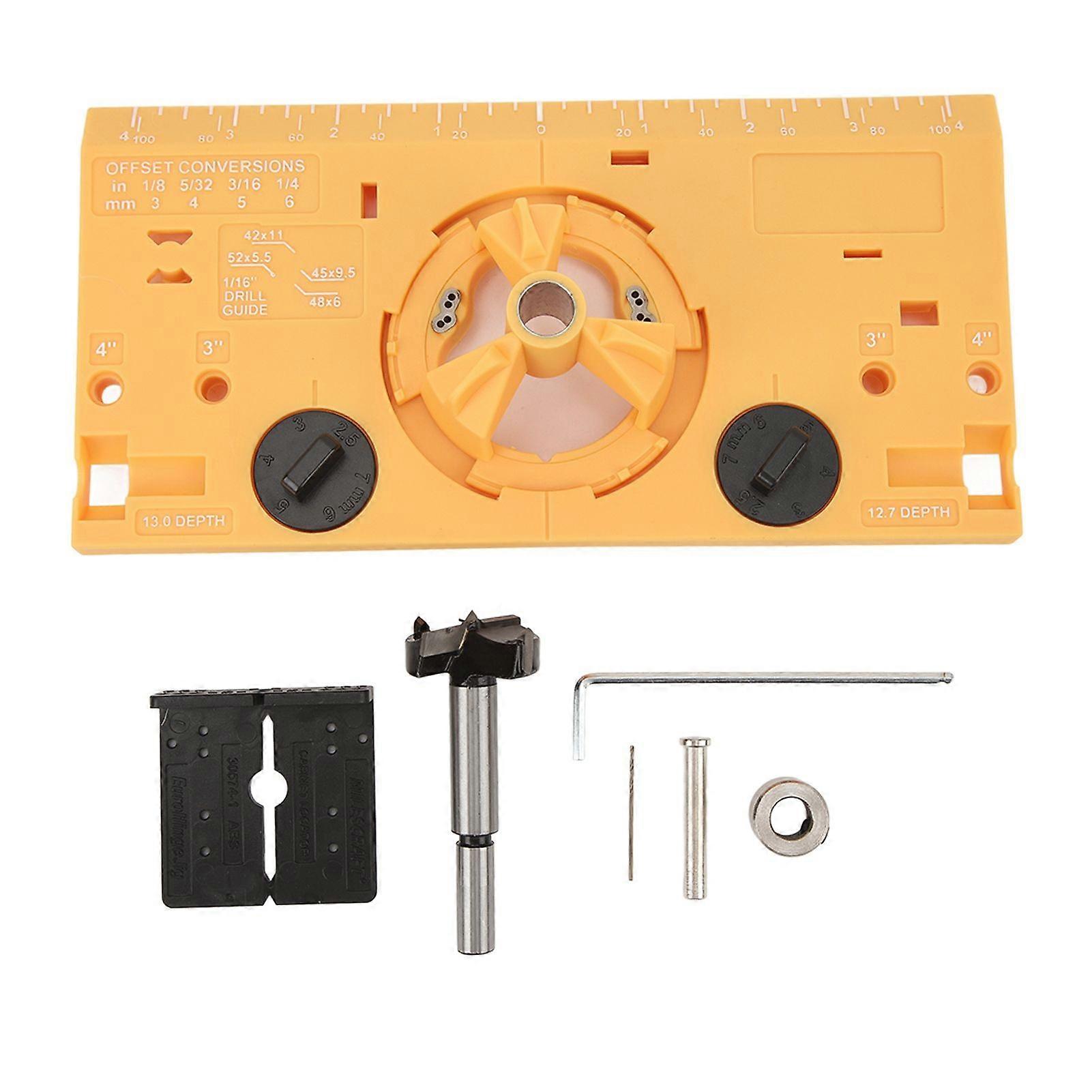 2025 Latest Model  35mm Hinge Boring Jig Woodworking Hinge Hole Drilling Guide