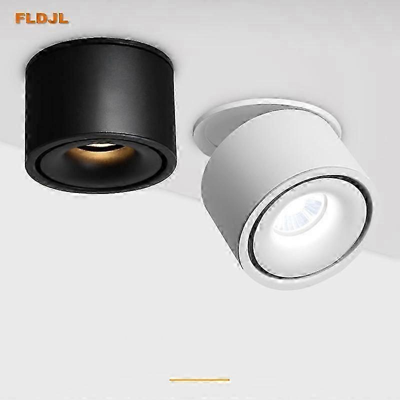 Adjustable Recessed Ceiling Downlights 10w 12w 15w Dimmable Led Recessed Lamp Nordic Spot Light For Indoor Spot Lighting Fixture