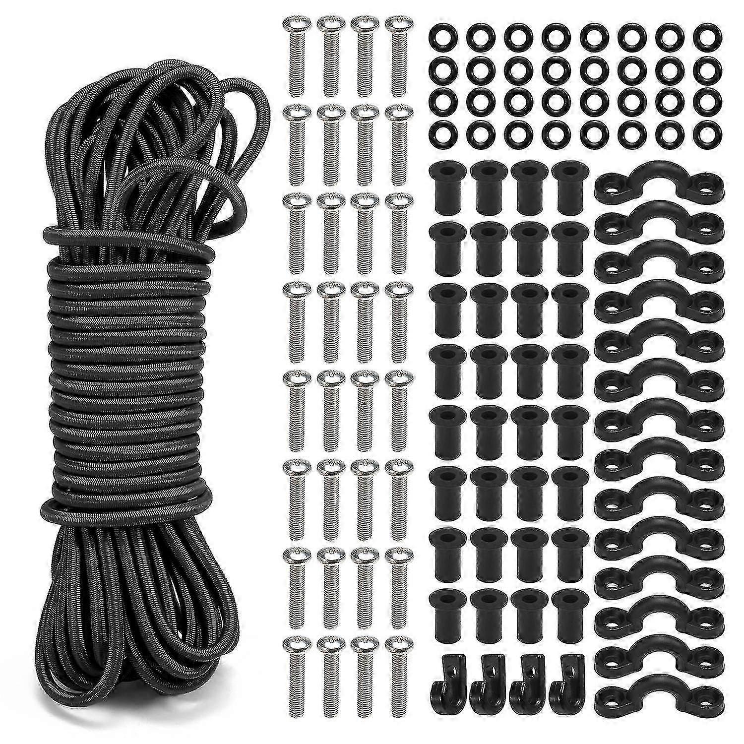 115 Pcs Deck Rigging Kit Accessory For Kayaks Canoes