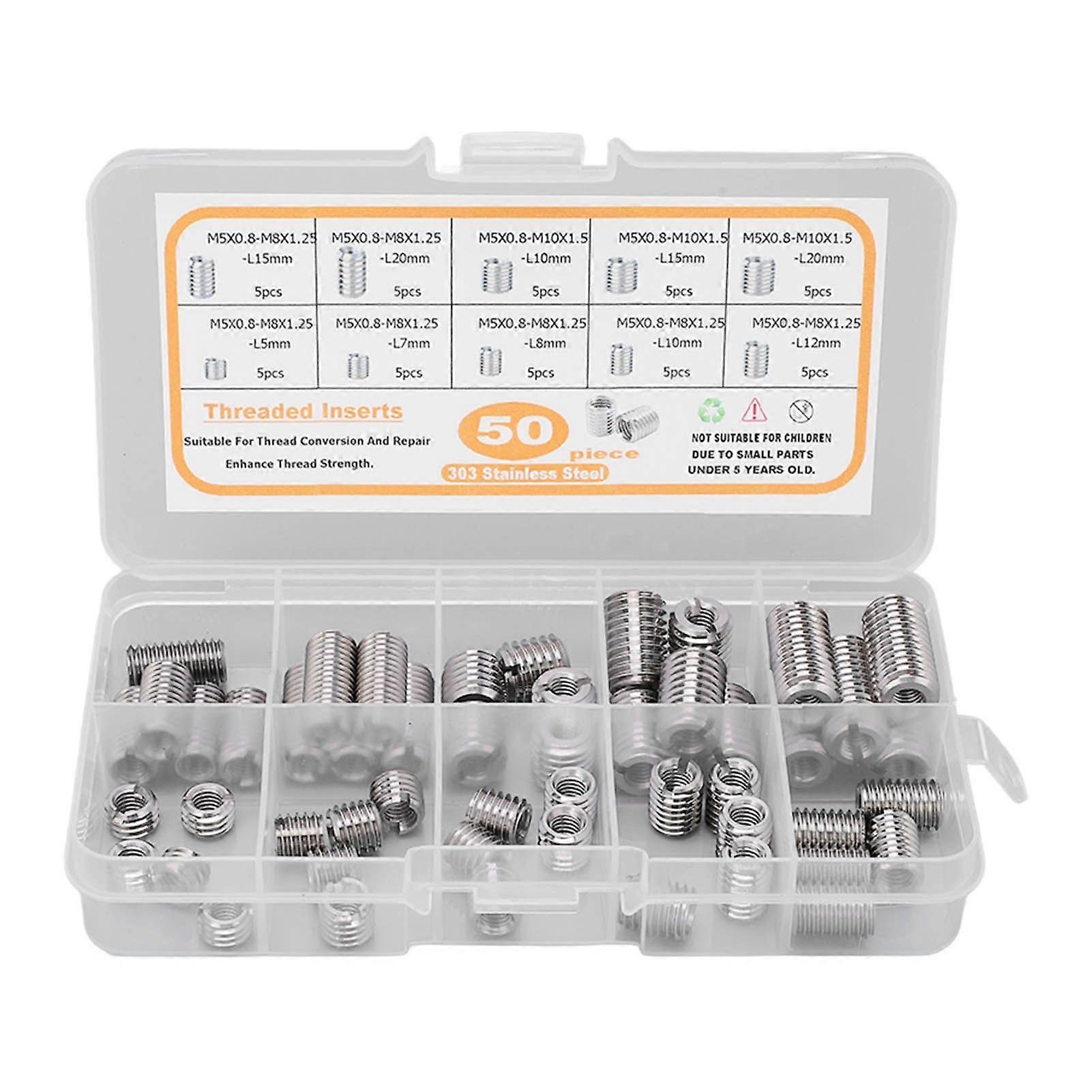 High quality  50-piece set M5*0.8 thread inserts for thread repair and