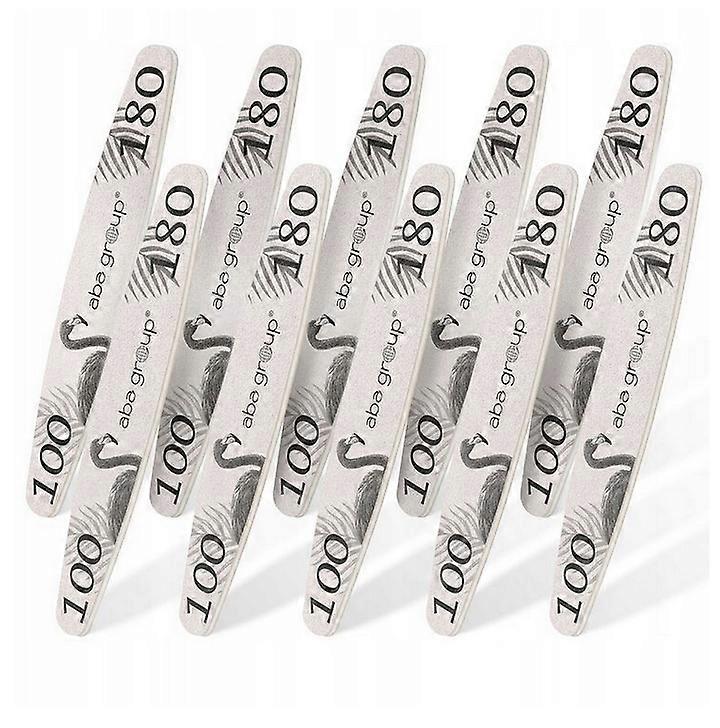 Aba Group Nagelfeilen-Set ELIPSA 100/180 STANDARD - FLAMINGO, 10-teilig