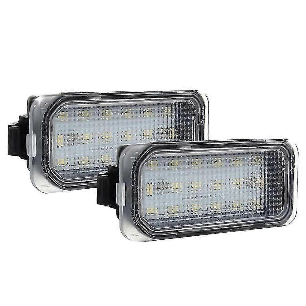 2Pcs Car LED Number License Plate Light for Ford FOCUS MK II FIESTA MK VII MONDEO MK IV KUGA S-MAX 2