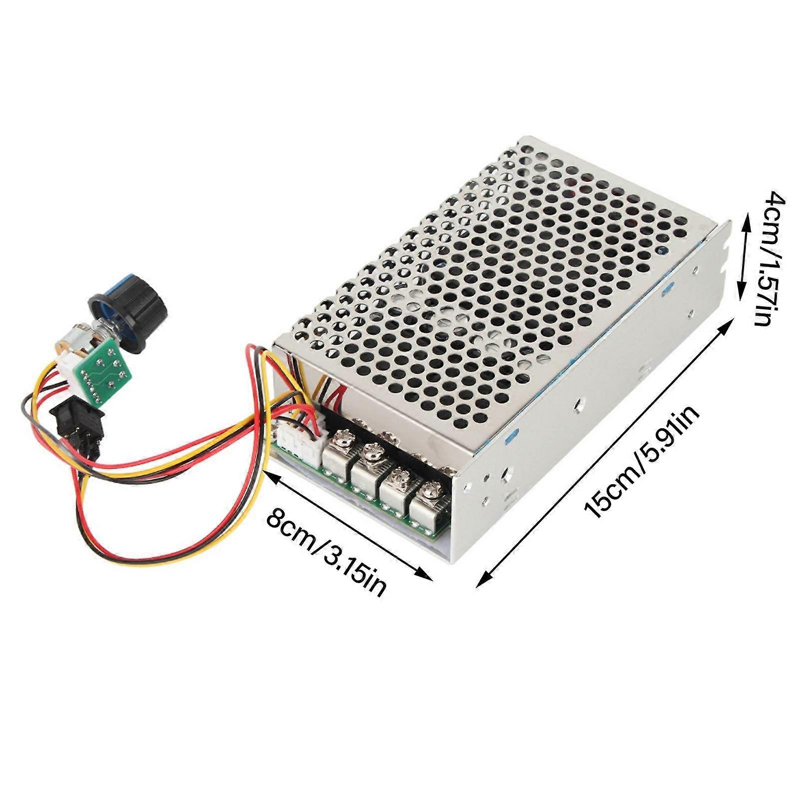 Regulator de viteză a motorului de înaltă calitate 10-50V PWM DC 3000W 100A Curent ridicat