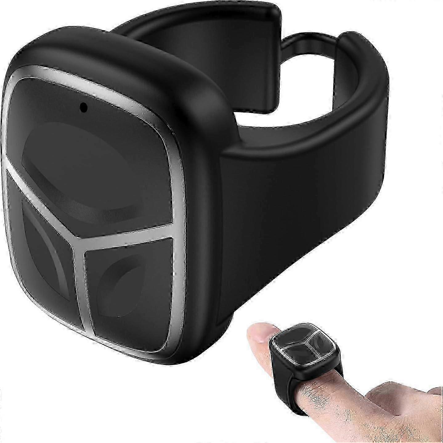 Portable Wireless Bluetooth Ring Mouse, Intelligent Mini Handheld Wearable Device, Rechargeable Thumb Remote Control Mouse for Convenient Us