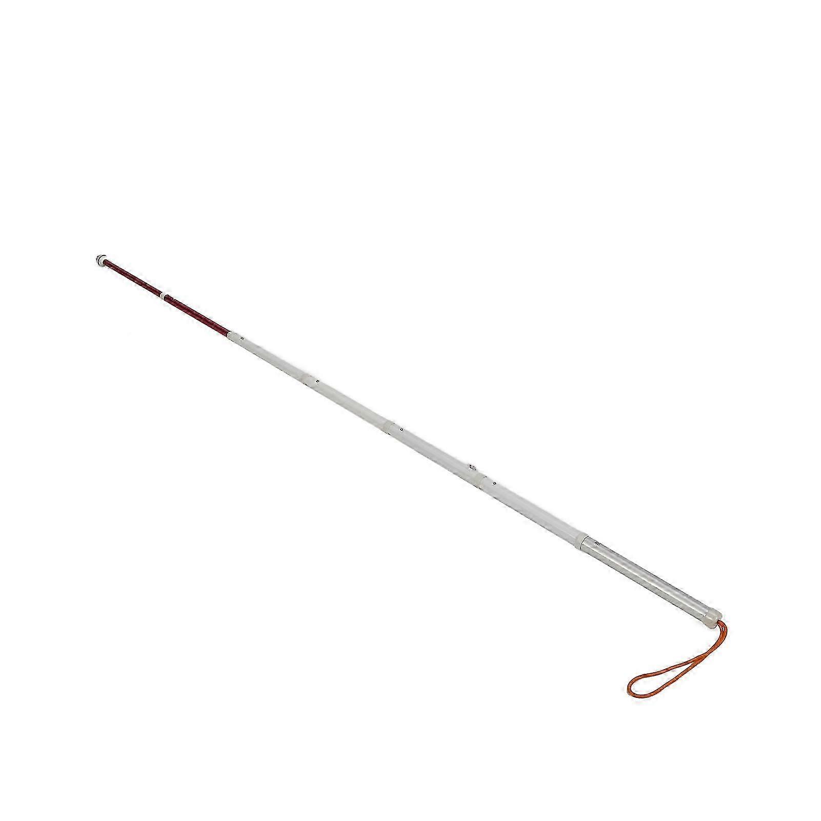 Telescopic Blind Walking Stick with Anti-Slip and Shockproof Features, Reflective Guide Cane with Storage Bag for Individuals with Visual Im
