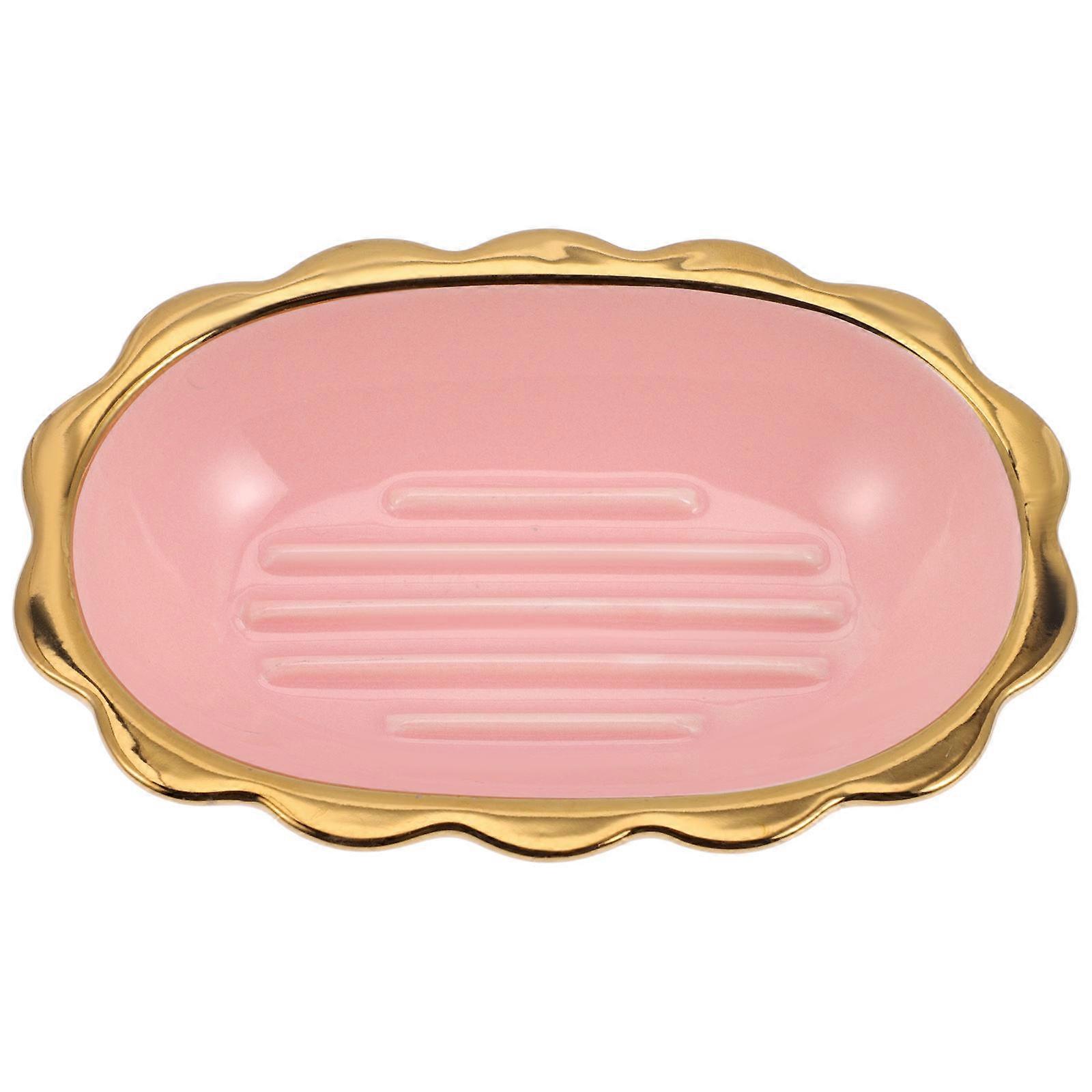 Ceramic Soap Dish, Healthy Daily Living with Quick-Drying Feature, Sturdy and Practical