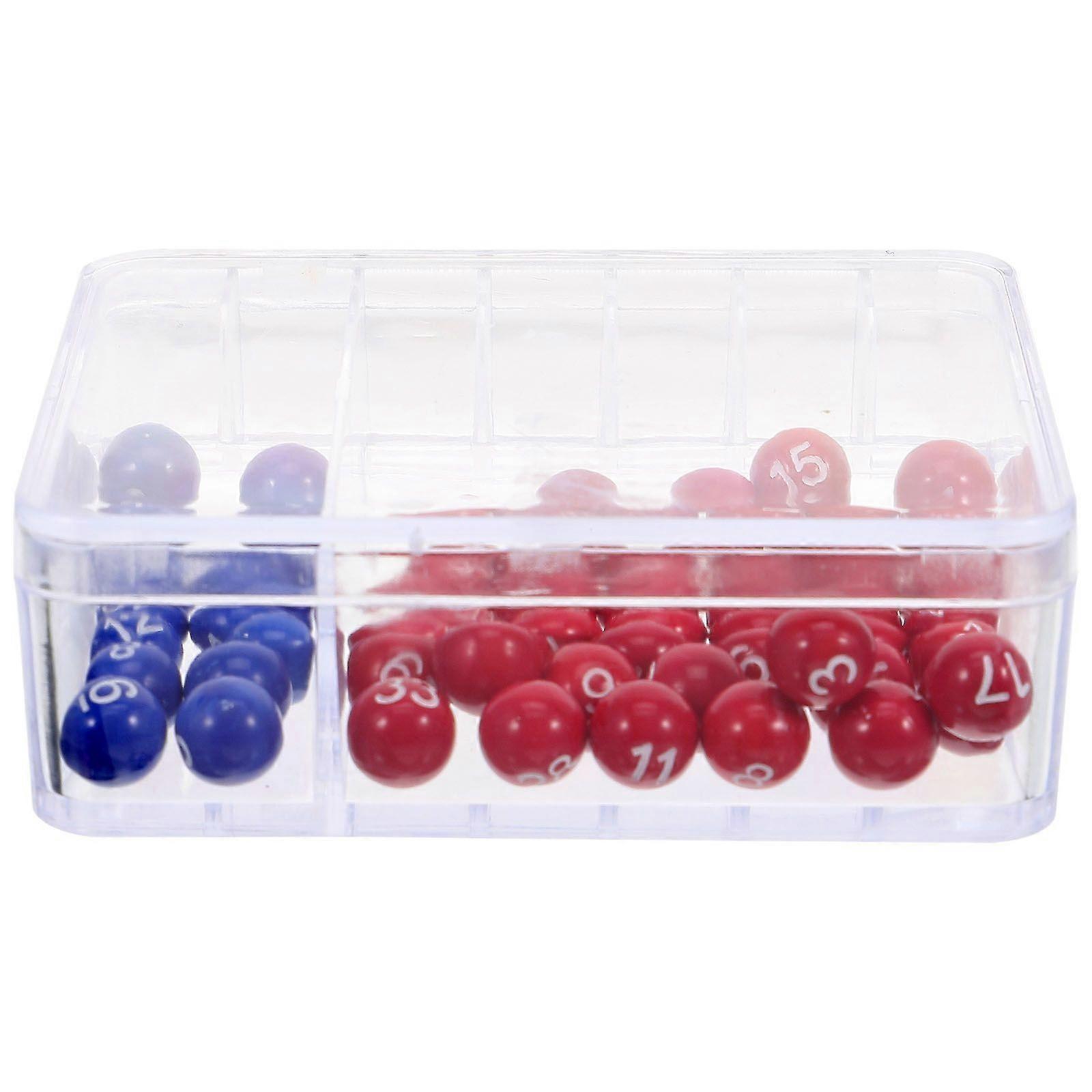 1 Set Number Fortunate Picker Small Lottery Machine and Lottery Game Balls Set