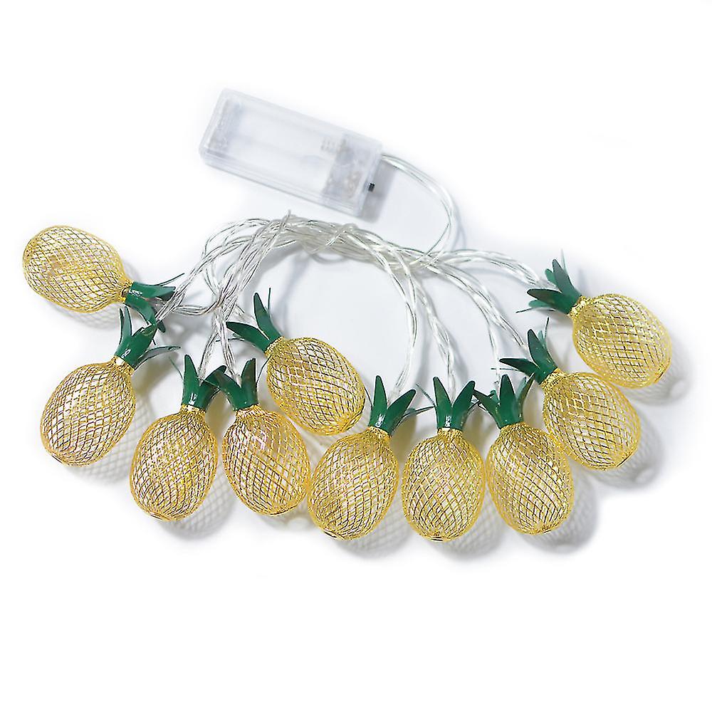 Led Pineapple Shaped String Lights Battery Operated Fairy Lights