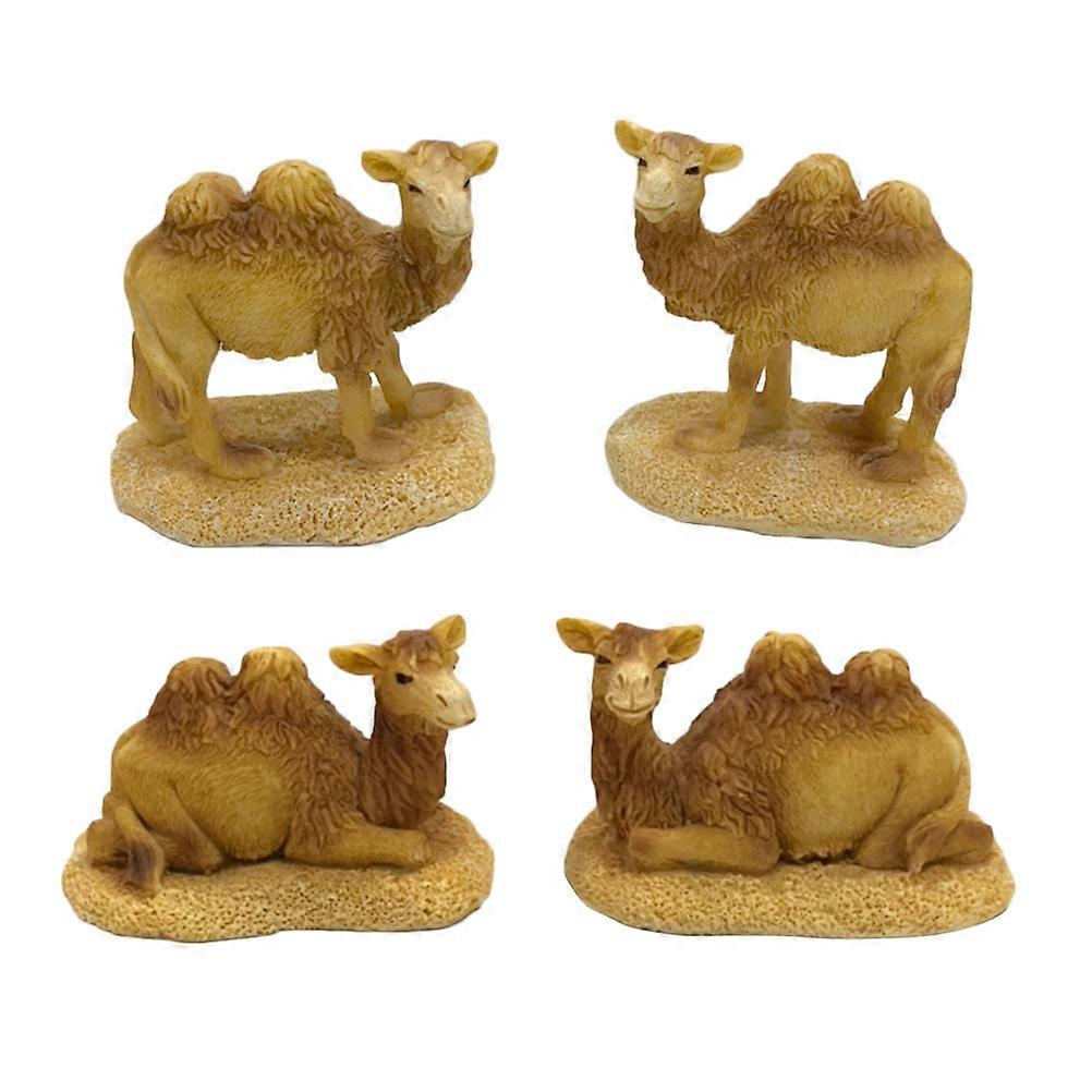Animal-Themed Figurines, Resin Camels for Year-Round Display