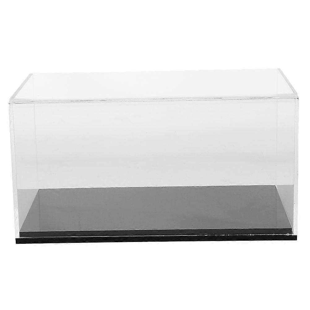 Clear Car Display Case with Dustproof Design for Collectible Models, Miniatures, and Figurines – Smooth Polished Showcase Box