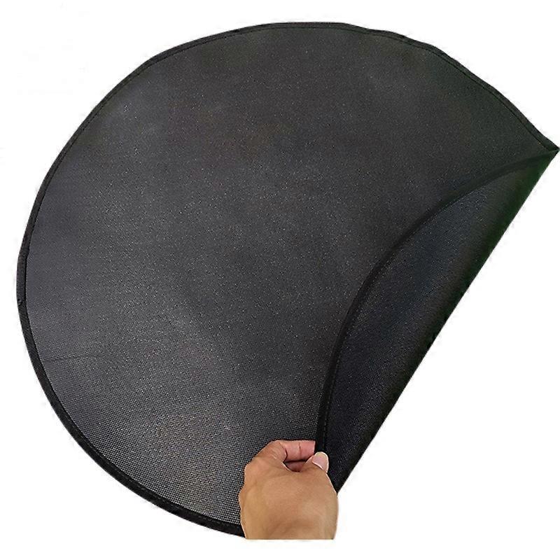 BBQ Floor Protective Mat  3-layer Fireproof Heat Insulation Pad  36 Inch Round Grill Mat Fire Pit Mat for Decking
