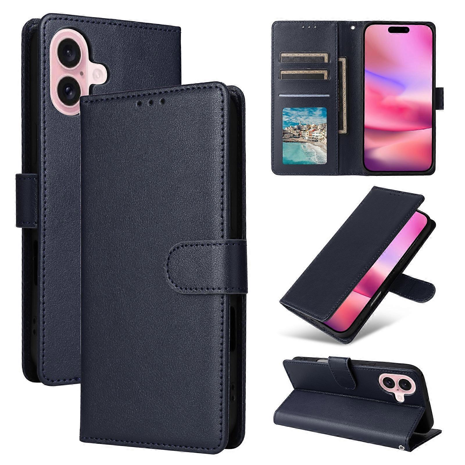 3-Card Slots Multifunctional Leather Phone Case