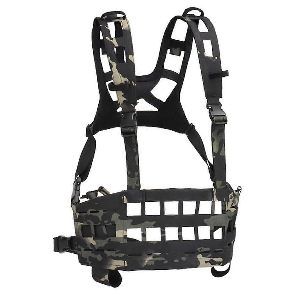 Lightweight SPC Tactical Chest Rigs Nylon MOLLE System TPU Buckle Adjustable Fit For Hunting Equipment