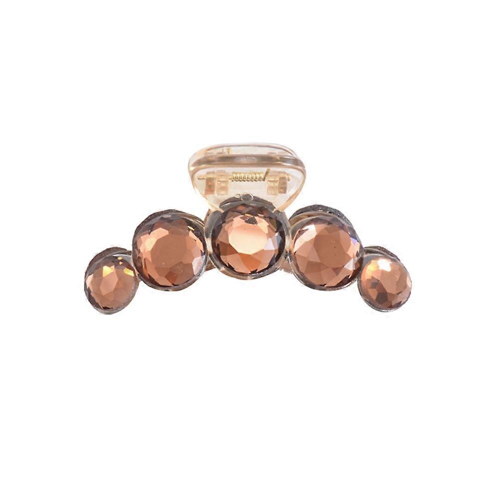 Stylish Crystal Hair Clips with Unique Teeth Design for Women and Teens Suitable for Thick and Thin Hair, Random Color