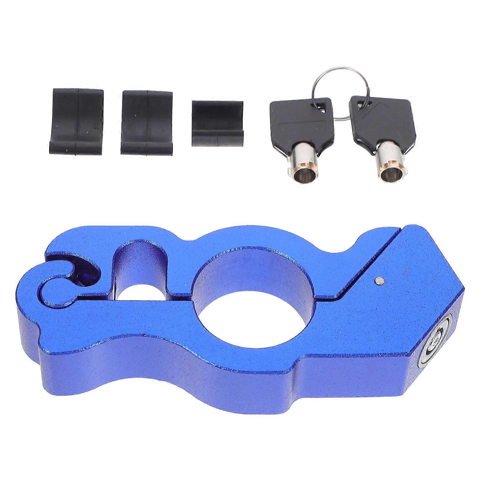 Motorcycle Anti-Theft Brake Lock Rubber Material Handlebar Lock for ATV 1Set