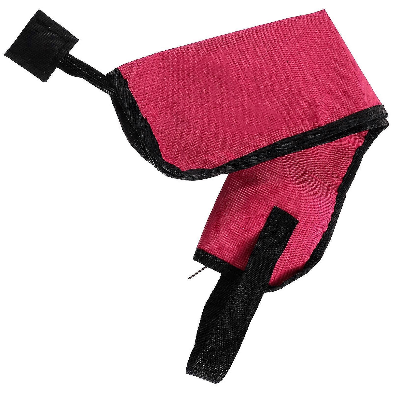 Hanging Drumstick Holder Bag Portable Design For Drummers Indoor Use Rosy 45.50X11.50X1.00CM Storage 1Pack