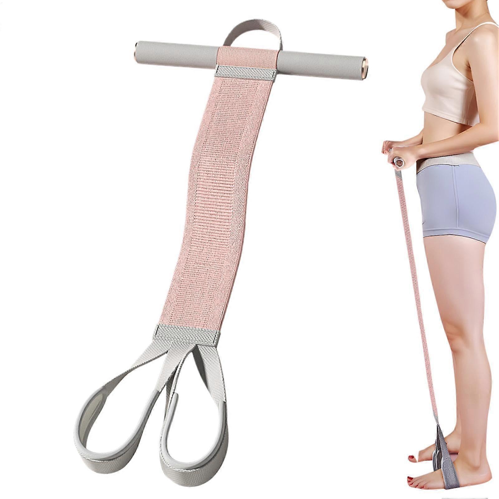 New-Style Elastic Exercise Bands With Grips Gel Sheet Fabric For Stretching All-In-One Home Fitness Equipment