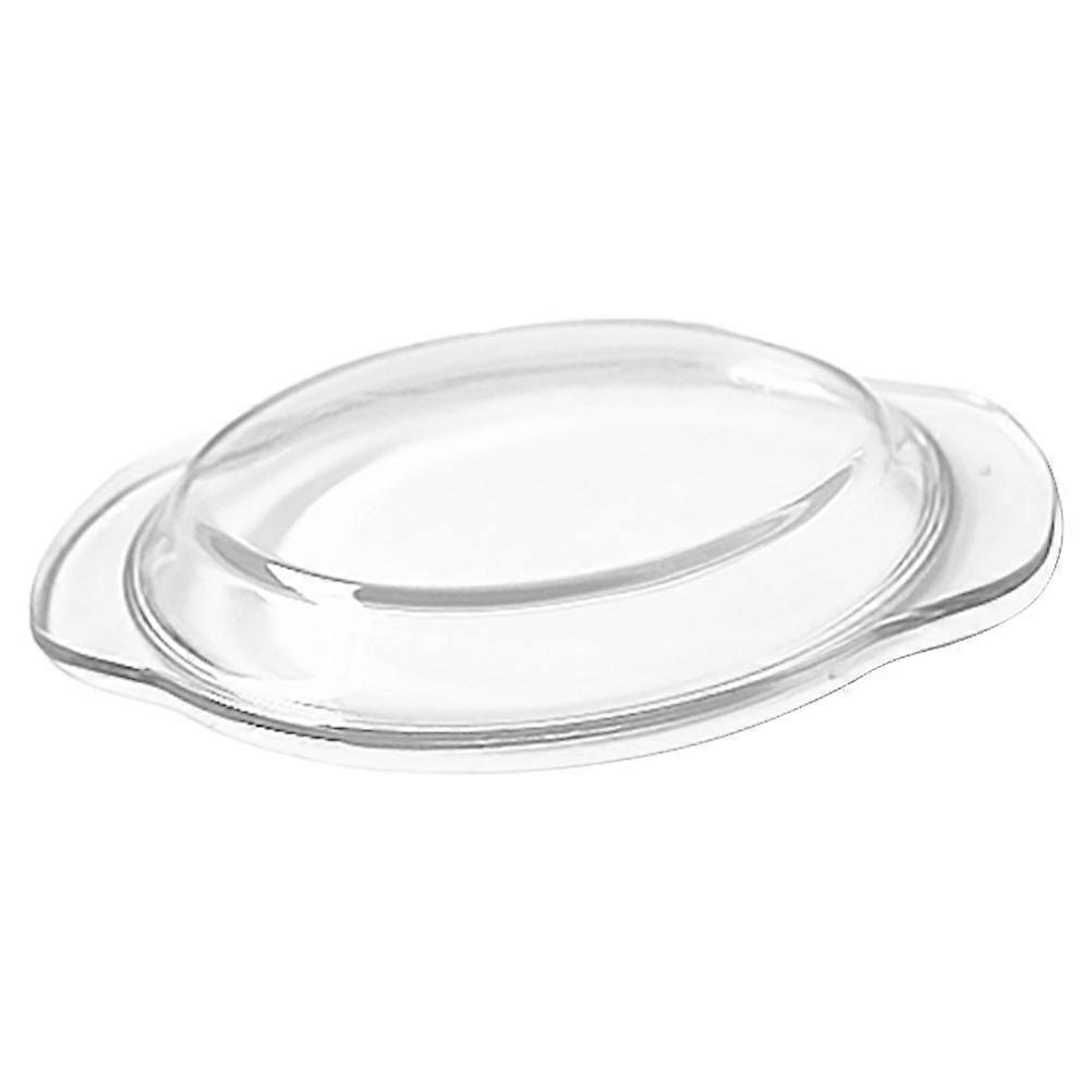 Microwave Splatter Cover – Heat Resistant, Reusable, Food Grade Glass Plate Protector with Handle for Even Cooking and Freshness Retention