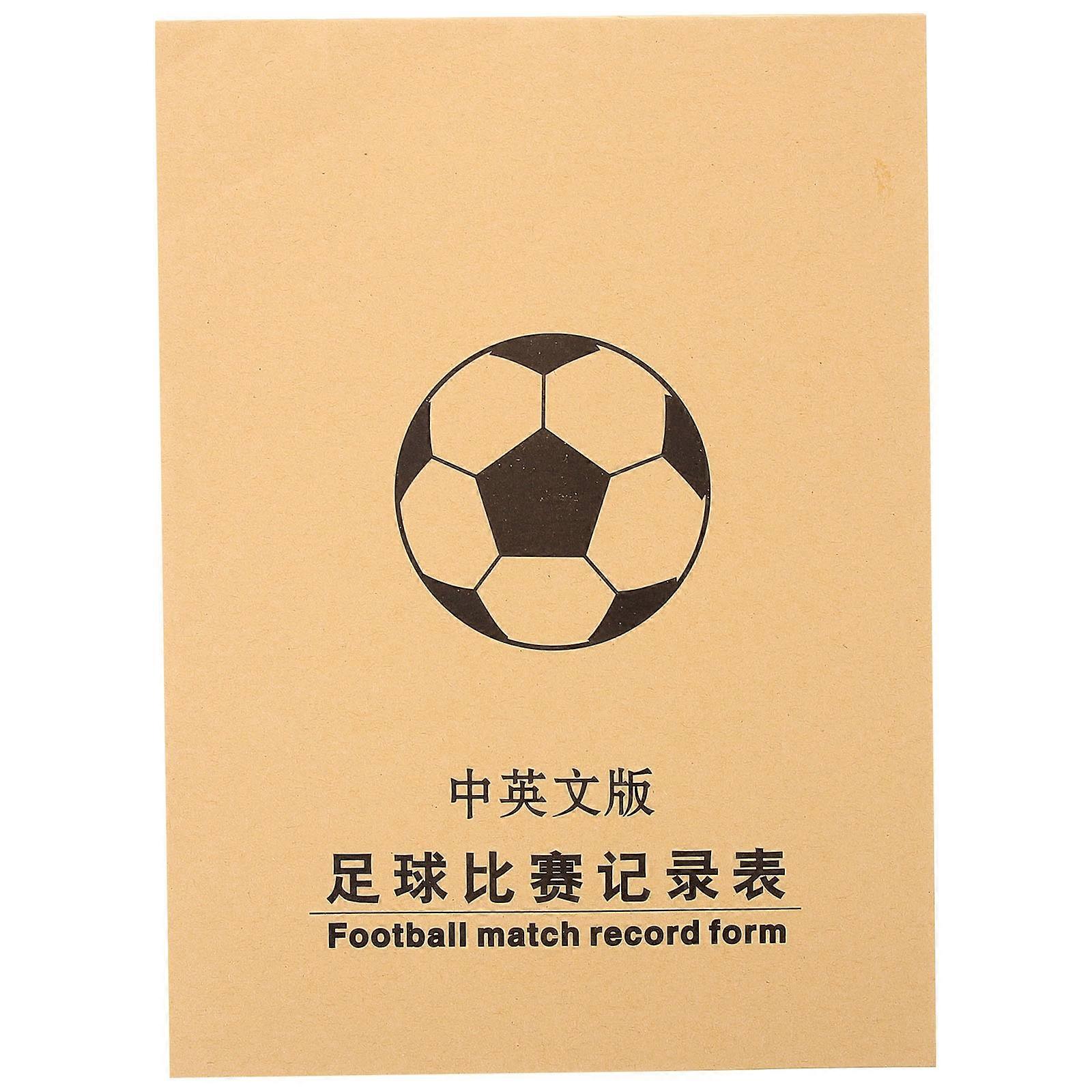 Professional Scorebook Rectangular Shape for Sports Enthusiasts Game Data Recording 29.5x21.5cm 1Pack