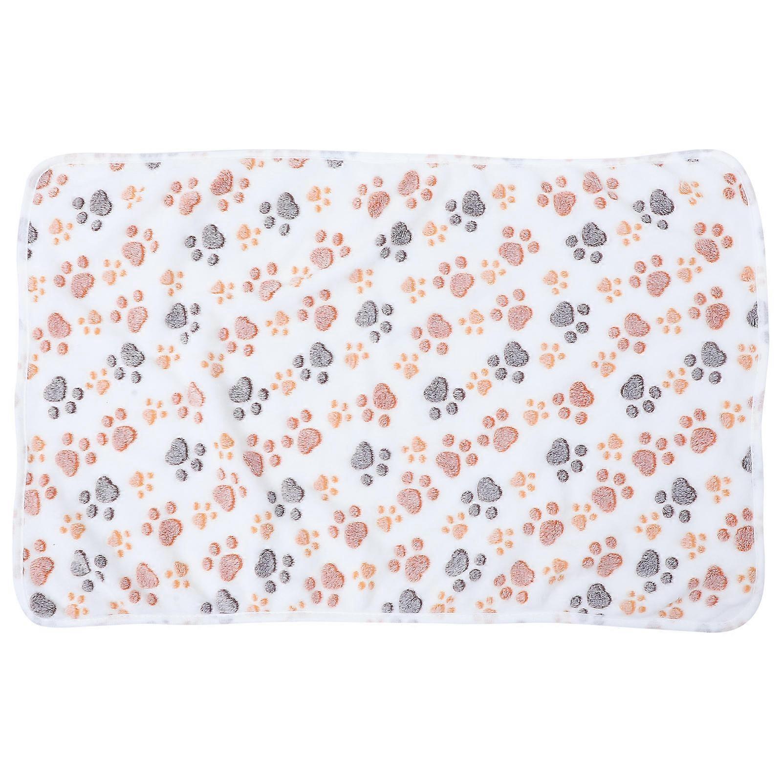 Pet Throw Blanket Warm Flannel Blanket for Winter Autumn M Size Prevent Scratches 1Set