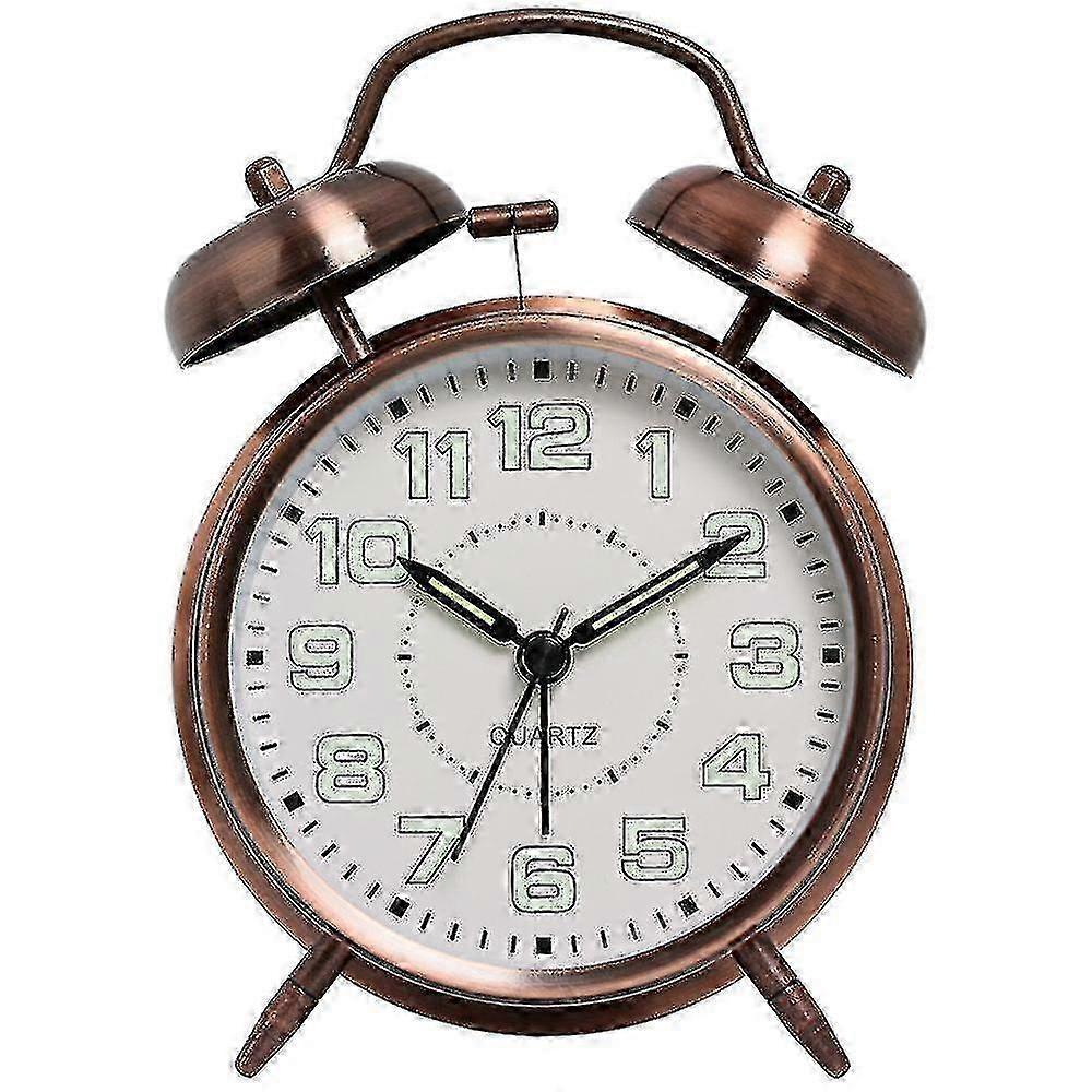 Loud Alarm Clock For Heavy Sleepers Adults, Silent Non-ticking Quartz With